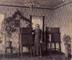 О. Стефан Крекнин возле экспериментальных ульев, установленных в его доме. Открытка 1908 года (Фамильный альбом Крекниных)